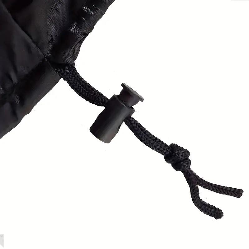 Duty Outdoor Fire Pit Cover - Full Coverage Round BBQ Grill Cover with Drawstring Closure, Fire Pit Cover for Outside