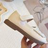 2025 Mädchen Leder Prinzessin Schuhe: Frühling/Herbst Kleinkindschuhe mit weicher Sohle