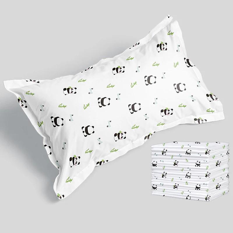 20 Pcs Disposable Pillow Case Thicker Soft Summer Portable Travelling Household Hotel Antibacterial Anti-Mite Breathable Cozy