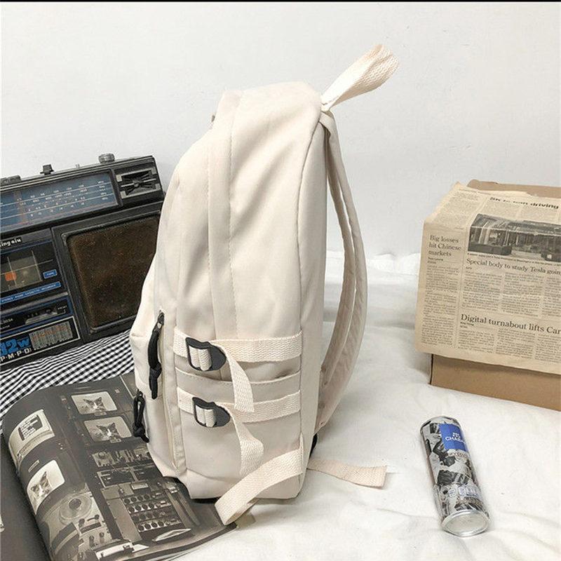 Multi-Pocket Female Backpack Book School Bag for Teenage Girls Boys Student Women's Travel Rucksack