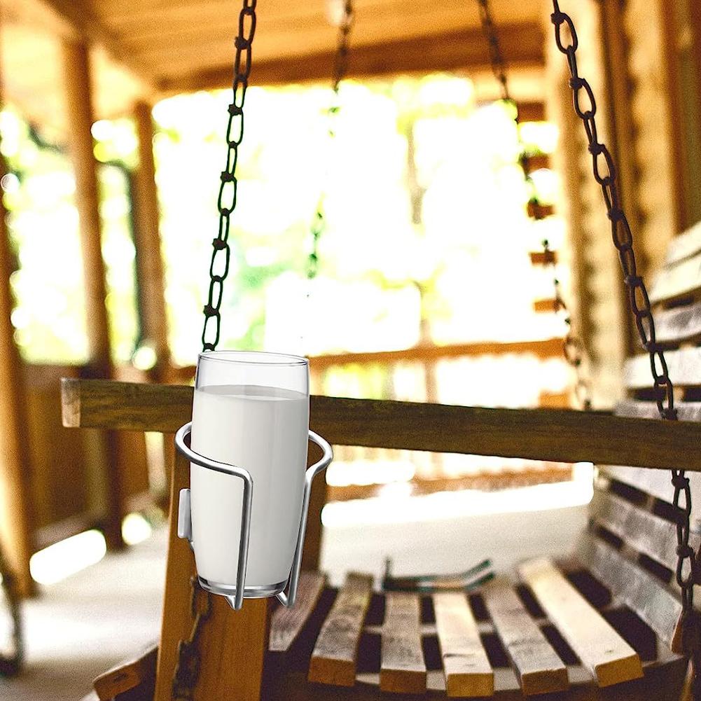 Boat Ring Cup Holder Metal Ring Cup Holders Wall Mounted Cup Holder Suitable for Boat Truck RV Tractor