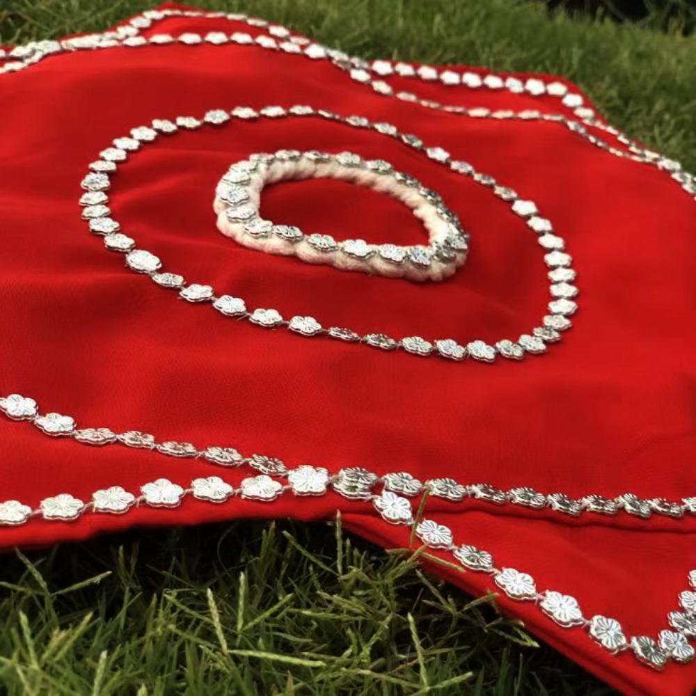 30*40cm Traditional Northeast Errenzhuan Cambric Dance Props National Dancer Costume Accessory