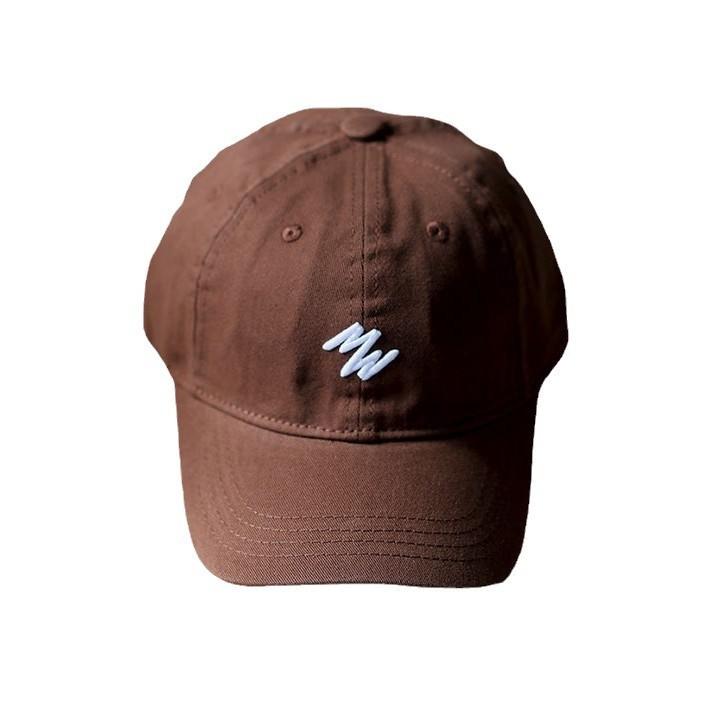 Weiß Himbeerfarbe Weite Essentielle Baseballkappe Herren und Damen Amerikanischer Street Trendy Sonnenschutz Baseballkappe Braun Hohe Kappe