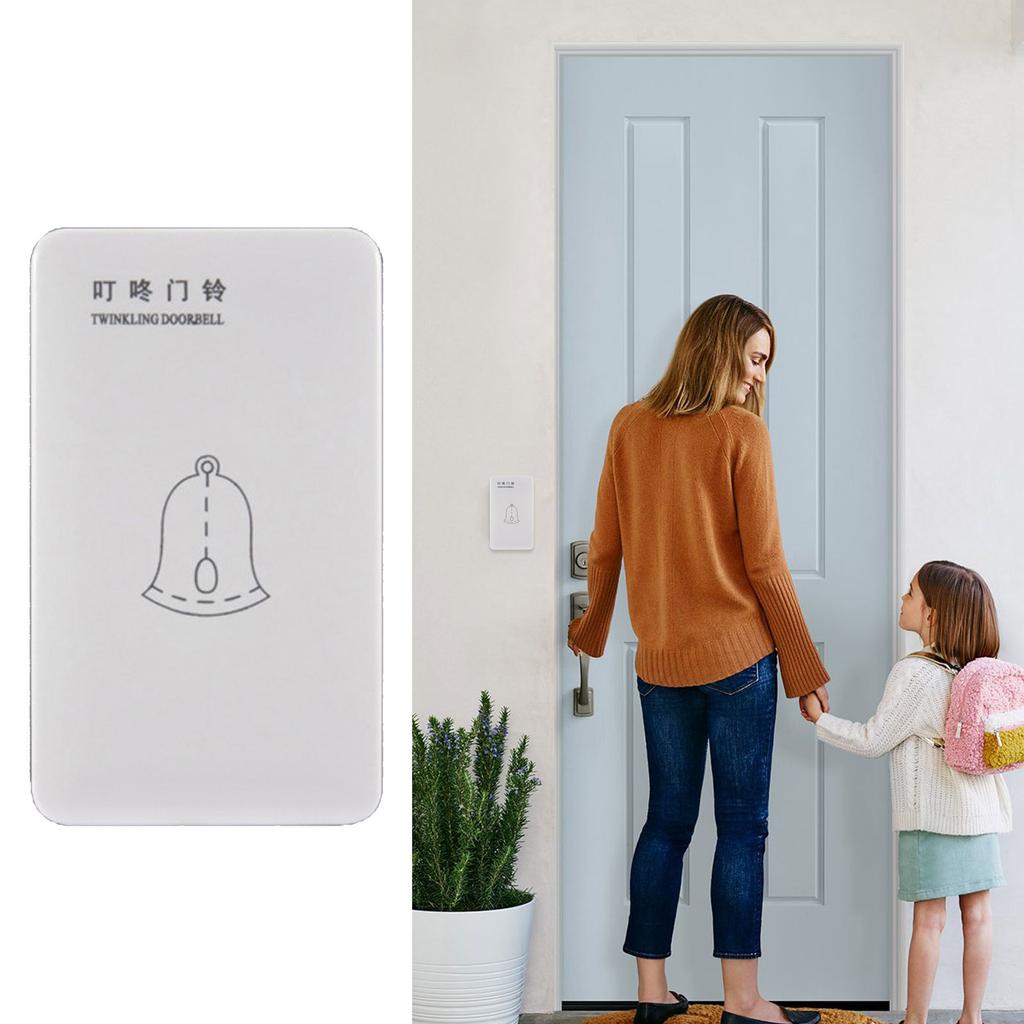 Electric Induction Doorbell 220V Wired Door Bell Chime Surface Mount 2 Wires Mechanical Doorbell Easy To Install