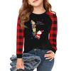 Girls Long Sleeve Christmas Day T Shirts Kids Fall Tops Crewneck Basic Tees 5-14Y