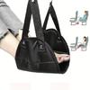 Airplane Footrest With Adjustable Strap, Portable Hammock Leg Rest, Perfect Travel Accessories