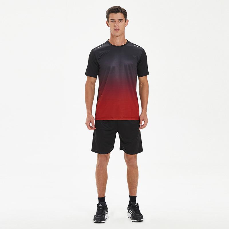 Tuta Sportiva da Uomo 2026 Asciugatura Rapida Traspirante - Maglietta a Maniche Corte & Pantaloncini per Fitness Casual & Corsa