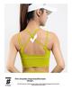 Women's Yoga Set: Spaghetti Strap Sports Bra with Fixed Pads & High Waist Fitness Pants