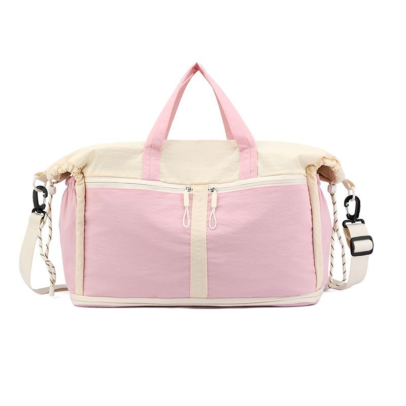Extensible Large Capacity Shoulder Bag Women's Dry and Wet Separate Travel Bag Short Distance Duffel Bag