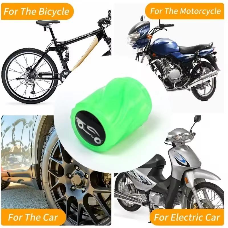 Capace de supapă luminoase pentru anvelope de mașină, decor strălucitor de noapte, mașină, motocicletă, butuc de roată de bicicletă, capac de supapă, accesorii pentru stilul anvelopei de mașină