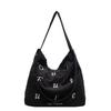 Fall 2025 new niche design large-capacity tote bag simple fashion shoulder bag simple casual crossbody bag