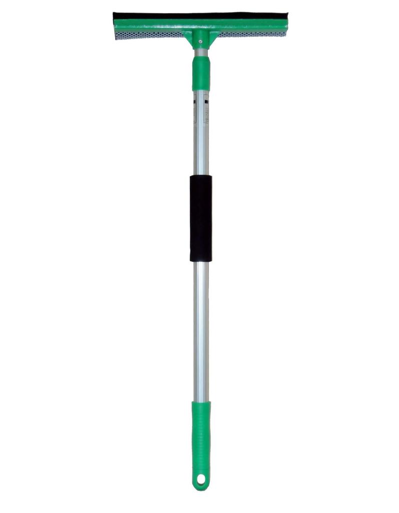 Nippon Cleantec Windshield Aluminum Telescopic for Show and Cleaning Condensation and Dirt Cleaner, 25.5cm Wide, 69-123cm Long, Handle, Water-Draining