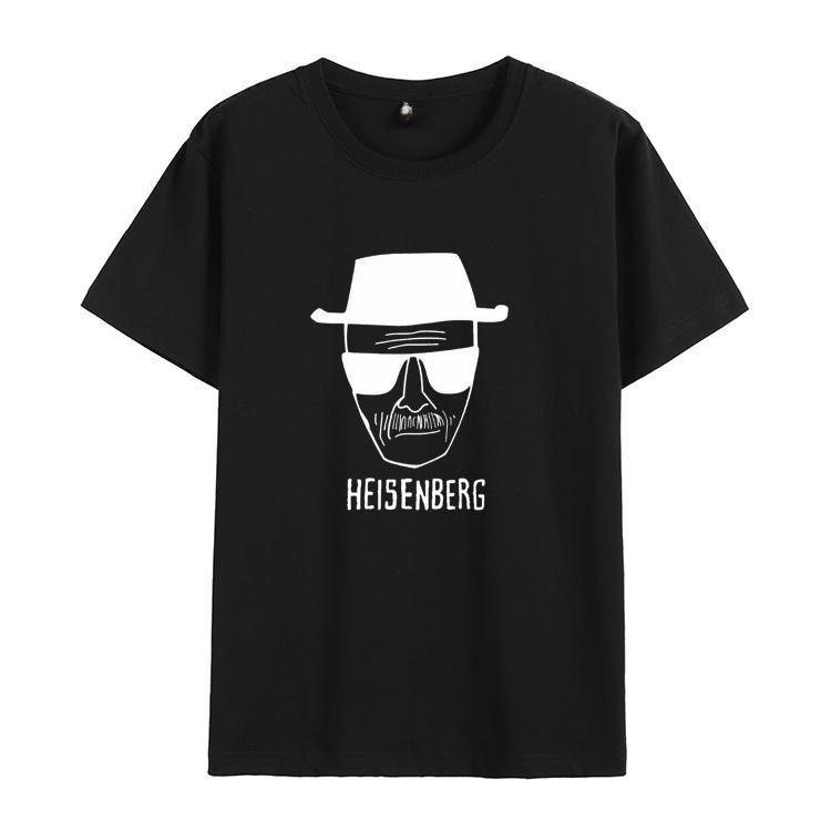 

Custom-made Loose Pure Cotton Half-sleeved for Men and Women The Same Style As The American TV Series Breaking Bad Heisenberg 4XL