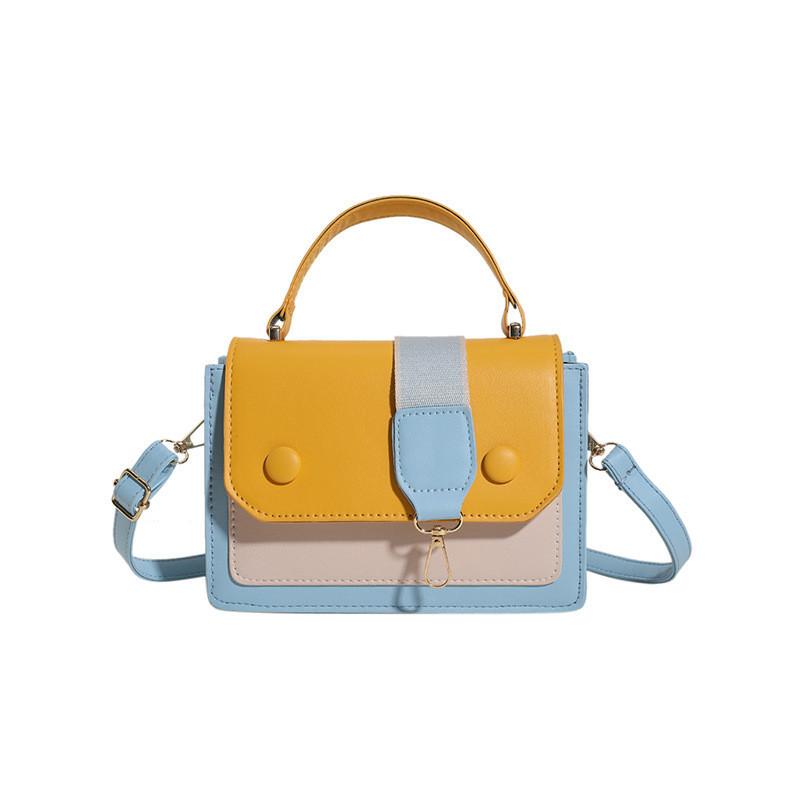 Chic Ladylike Shoulder Bag Women s Bag With Diamond Pattern And Inner Zipper Pocket жёлтый