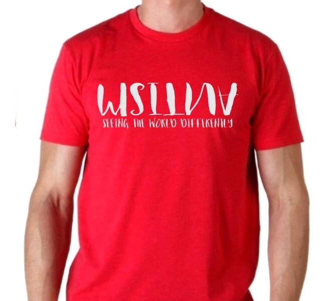 Autism Seeing the World Differently T shirt Tee M