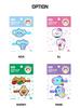 Solomon Trading BT21 Bangs Clip VER.3 Jelly Candy (Cooky) Hair BT21-BHE-C-CK