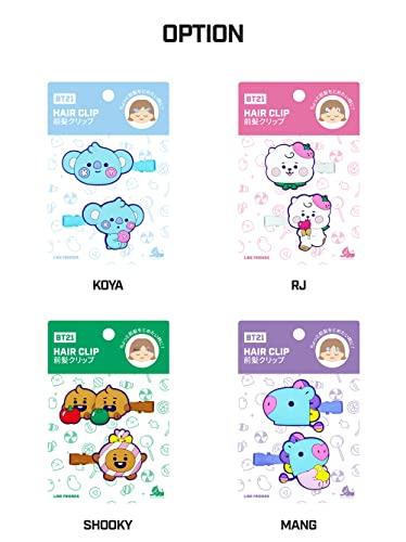 Solomon Trading BT21 Bangs Clip VER.3 Jelly Candy (Cooky) Hair BT21-BHE-C-CK