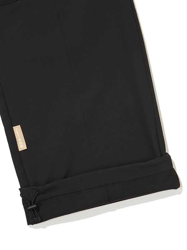 BBC EARTH W String Brushed Cargo Pants_Black
