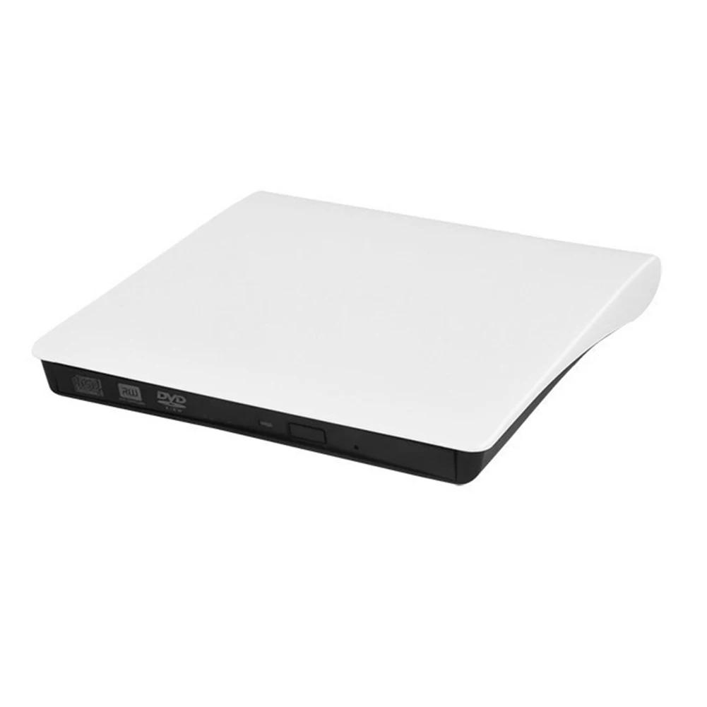 

DVD CD-ROM RW Optical Drives Case ABS USB 3.0 SATA External Enclosure for Laptop Computer Accessories білий