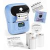 Phomemo M110 Label Writer Set Smartphone Compatible Printer Thermal Main Unit + 3 Rolls Labels Included Price Tag Commercial Maker Sticker Barcode DIY