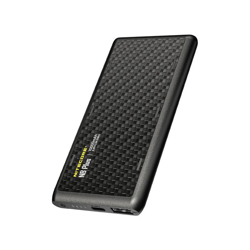 NITECORE NB Plus 10000mAh Power Bank 22.5W Max Output Mobile Powerbank Waterproof USB-C Fast Charge PD QC3.0 Output Only 155g