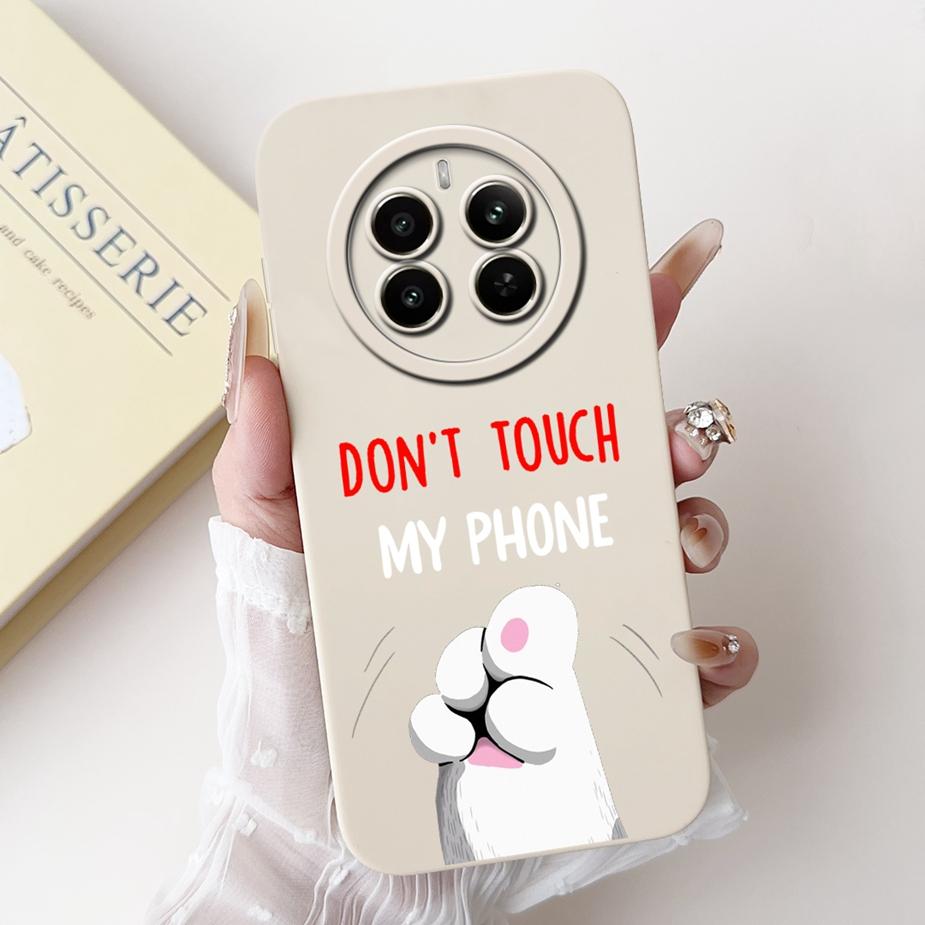 For Realme 12 Pro Plus Case RMX3840 Cute Cartoon Cover Soft Silicone Phone Case For Realme 12 Plus 12X Realme12 Pro + Bags Shell
