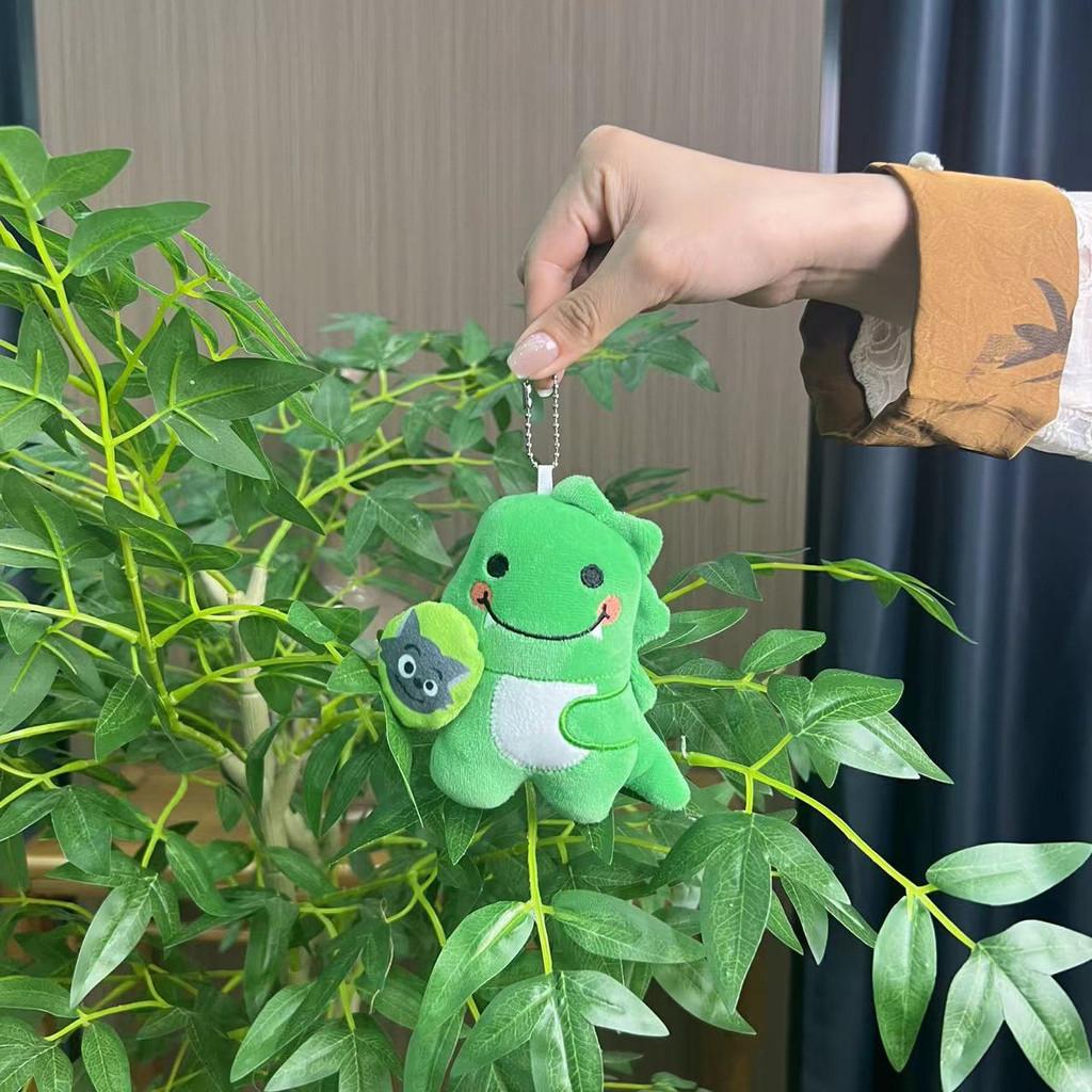 Plush Dinosaur Delightful Keychain With Sound Feature Ideal For Backpack Accessories And Gifts