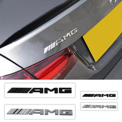 Autocollant de Voiture 3D ABS Mots Logo Décalcomanies de Coffre Arrière Pour Mercedes Benz AMG Classe A B C E M R G S GLA GL CLA CES CLS SLK GLK CLK