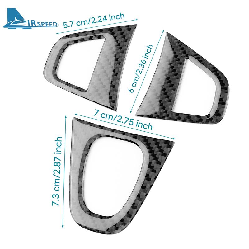Für Renault Fluence Megane RS 2009 2010 2011 2012 2013 2014 LHD RHD Auto Lenkradknopf Echter Weicher Carbonfaser-Aufkleber