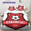 FC Hermannstadt Bedding Quilt Set Quilt Cover Pillowcase Home Decoration Birthday Gift (1 * duvet cover + 2 * pillowcase, without core)