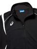 Training Wear Training Jacket XAT143 Japan M to Japanese size [Asics] [Men's] Men's Black/White (equivalent M)