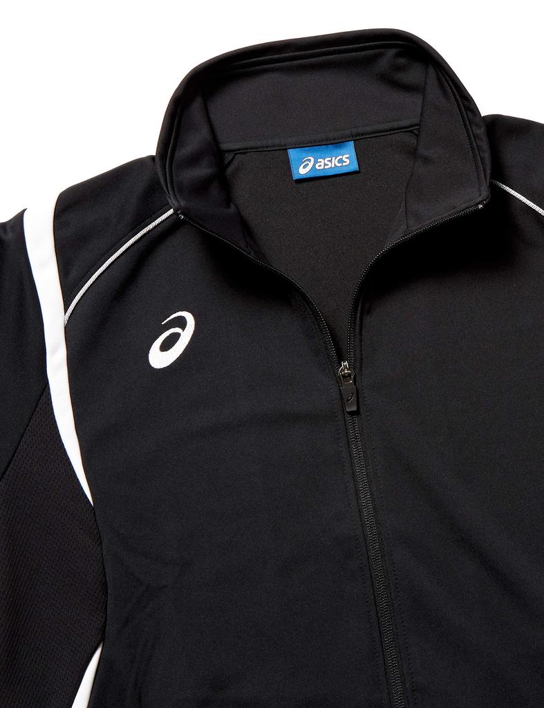 Training Wear Training Jacket XAT143 Japan M to Japanese size [Asics] [Men's] Men's Black/White (equivalent M)