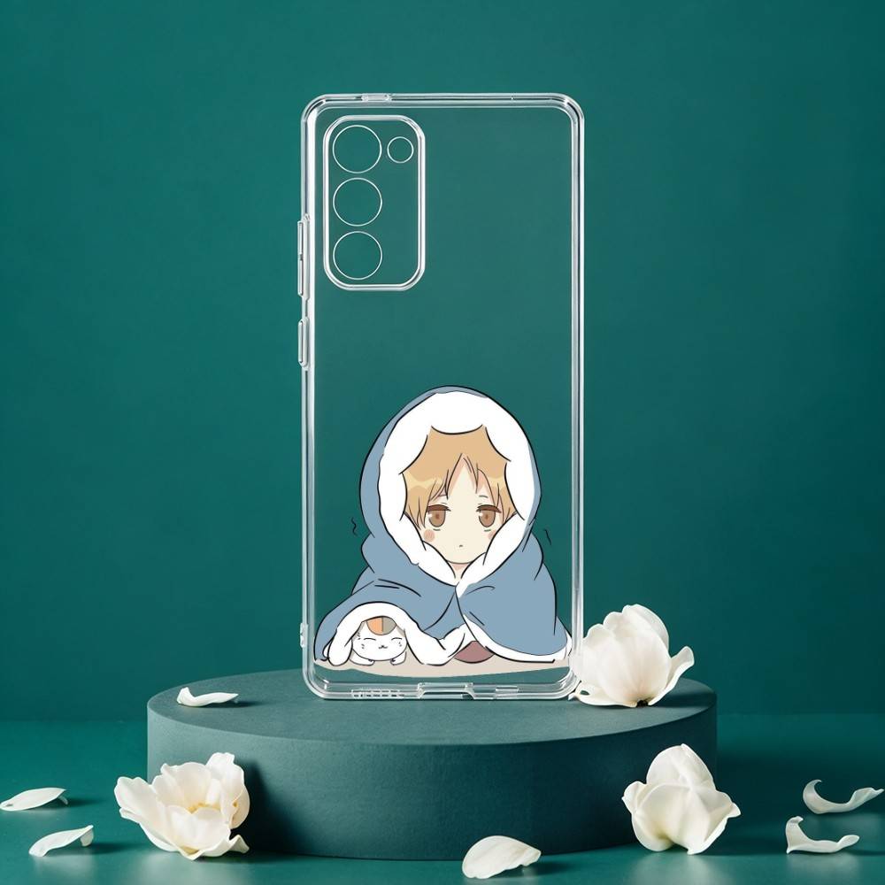 N-Natsumes B-Book of F-Friends Phone Case For Samsung Galaxy S24 S25 S23 S22 S21 Plus S24 S25 Transparent Cover Case