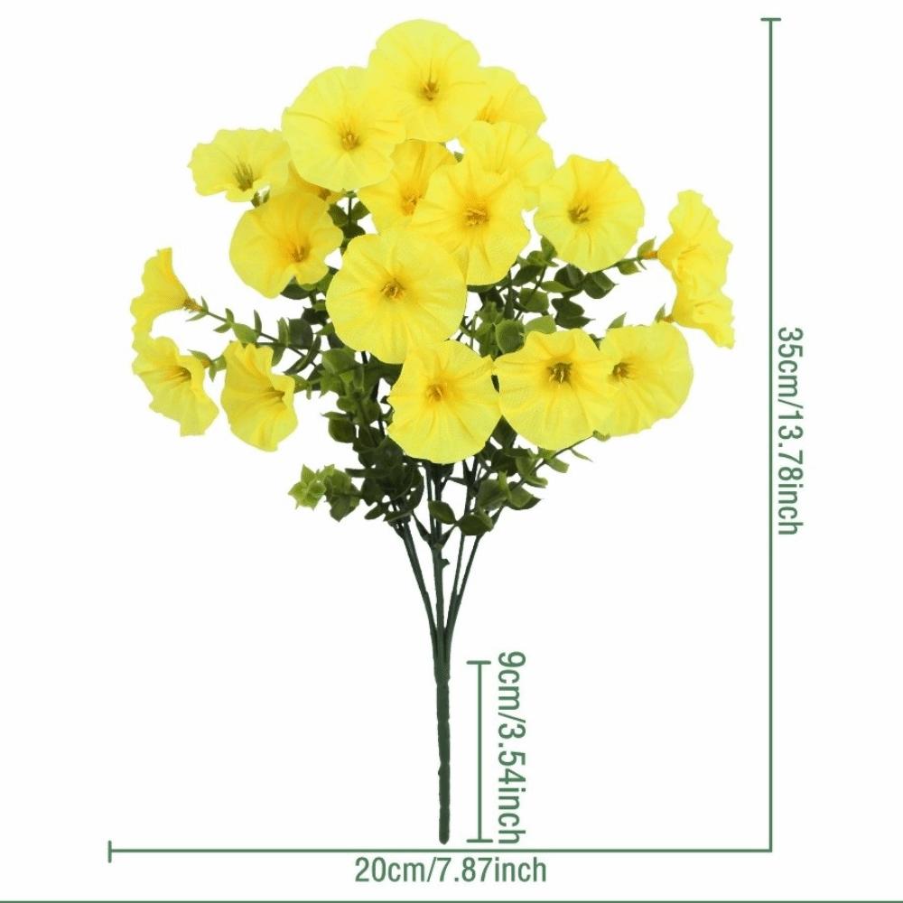 Künstliche Pflanzen Künstliche Stiefmütterchen Herbstdeko DIY Blumiger Eukalyptus Blumenstrauß Weicher Realistischer Simulierte Veilchen Sträuße