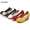 100% Leather Comfortable Women's Shoes High Heels