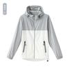 Summer Couple Sunscreen Clothing UV Protection 1011 New Hooded Color Matching Thin Simple Couple Skin Clothing Versatile