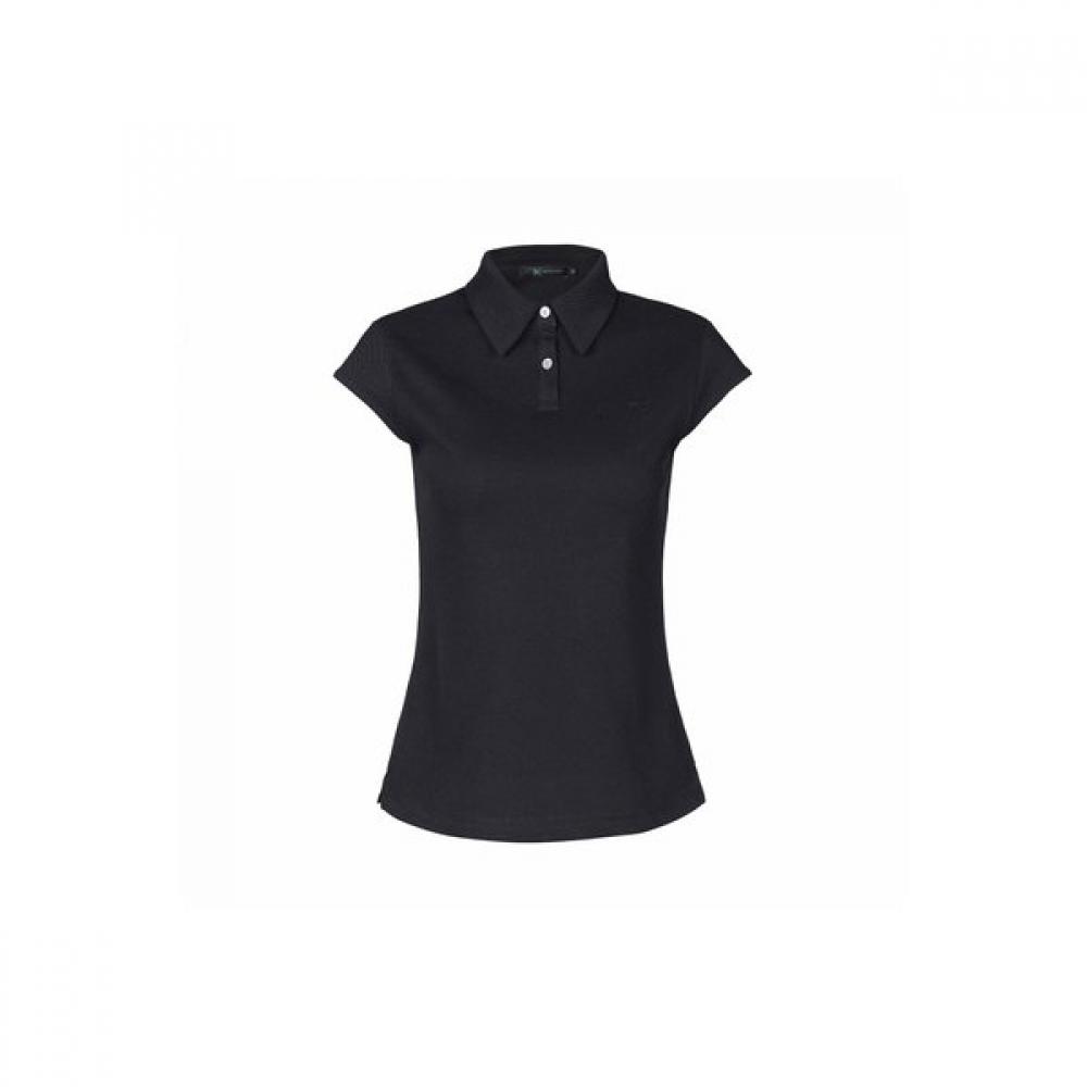 Bermudagrass Basic Pk T shirT Capsleeve Black