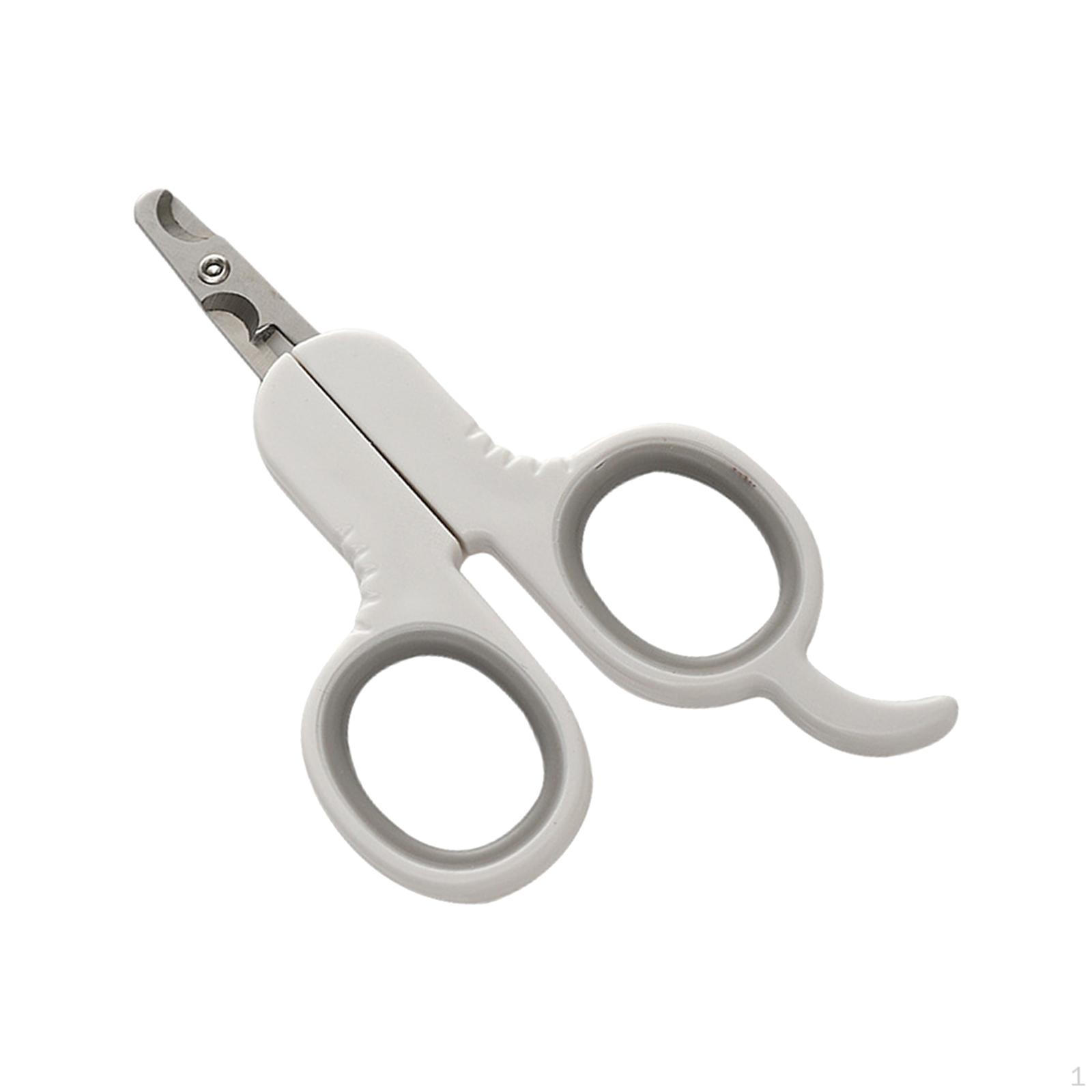 

Ножницы для кошачьих когтей, машинки для стрижки с нескользящей ручкой для маленьких кошек, собак, щенков, кроликов, животных серый