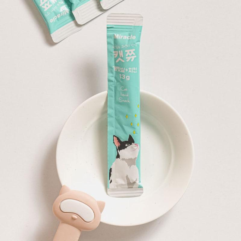 [Pet] 5 Cat Chew Sticks, Crab Meat & Chicken