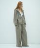 Obeodyupeulleeo Two-Way Wide Sweat Pants_Khaki