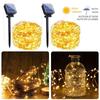 LED Solar Lights String Fairy Lights Outdoor Waterproof Lamp Christmas Garland for Holiday Party Wedding Decor Lights