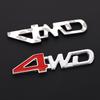 3D Metal Sticker 4WD Emblem 4X4 Badge Decals  for ASX Outlander Lada CRV Accord Civic Grand Vitara Swift