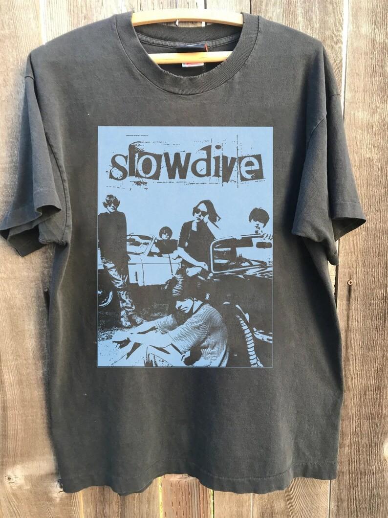 Slowdive Shirt Slowdive Band Music Slowdive Souvlaki Retro Unisex Tshirt KH1072 XXXXL