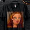 Funny Distressed Doll Face Meme T-Shirt Gift For Woman,Weird Shirt,Sarcastic Leave Me Alone Shirt,Tik Tok Trending Tee,Popular Tshirt Gen Z
