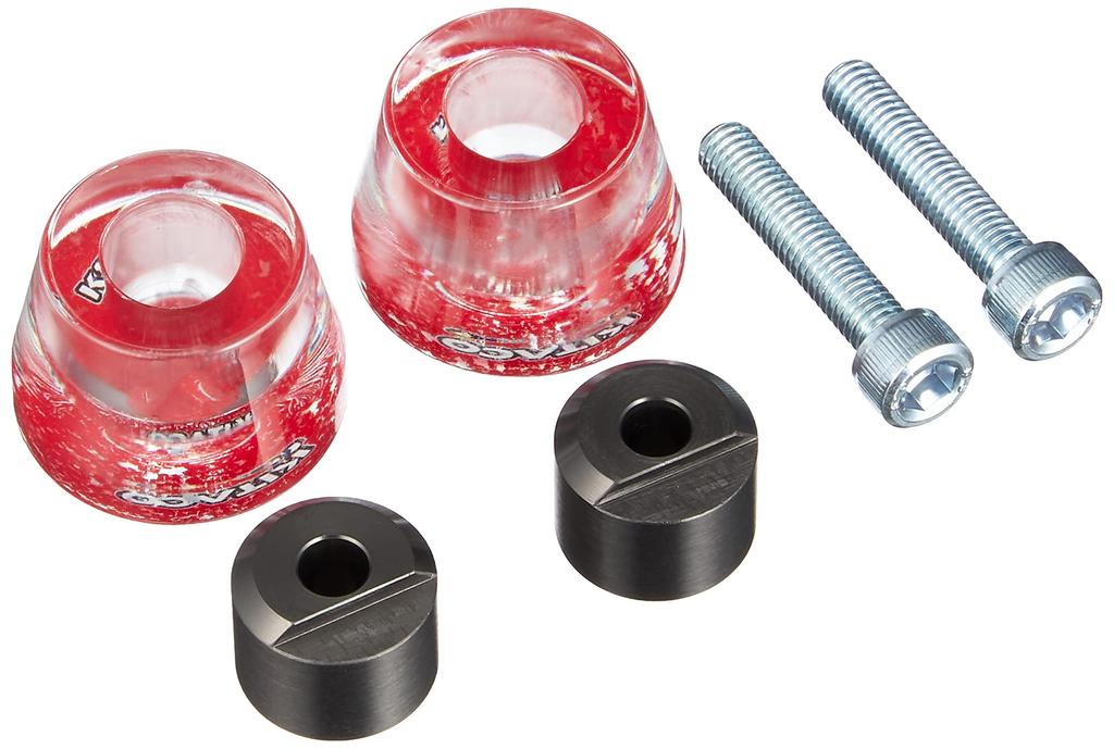 KITACO Clear Bar End Cap Super Cub 50 Cub 110 (Red) (AA09)/Super (JA44) 506-1153020
