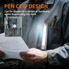 Magnetic Pocket Work Light Super Bright Flashlight LED Torch Light  Outdoor Camping Work Lighting