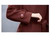 Women's Woolen Lapel Coat - Extra Long, Cotton-Padded Warmth for Autumn & Winter (HR1020)