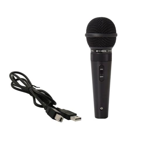 CAROL GS-36SU Switch Karaoke USB Microphone, Unidirectional, for Joy-Cons and Joysound, Wired Gaming Microphone 2.0, USB, High Sound Pickup, 1.5m Cabl