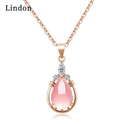 Lindon Women Necklace Pendant Copper Alloy Zircon Fashion Gift