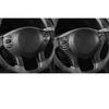 Real Carbon Fiber Steering Wheel Button Trim B For Nissan Altima Teana 2008-2012